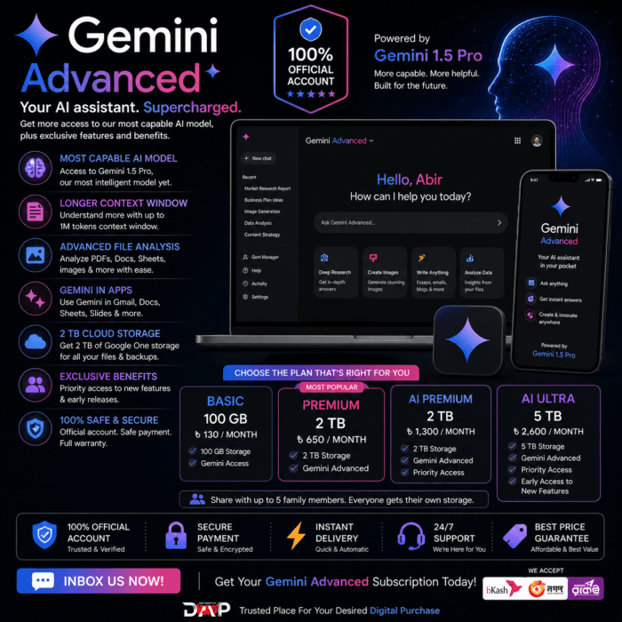 1 Month Gemini Google Ai Pro Fast Month Offer