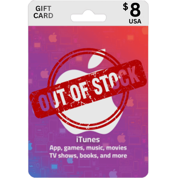 Itunes Gift Card 8 Usd