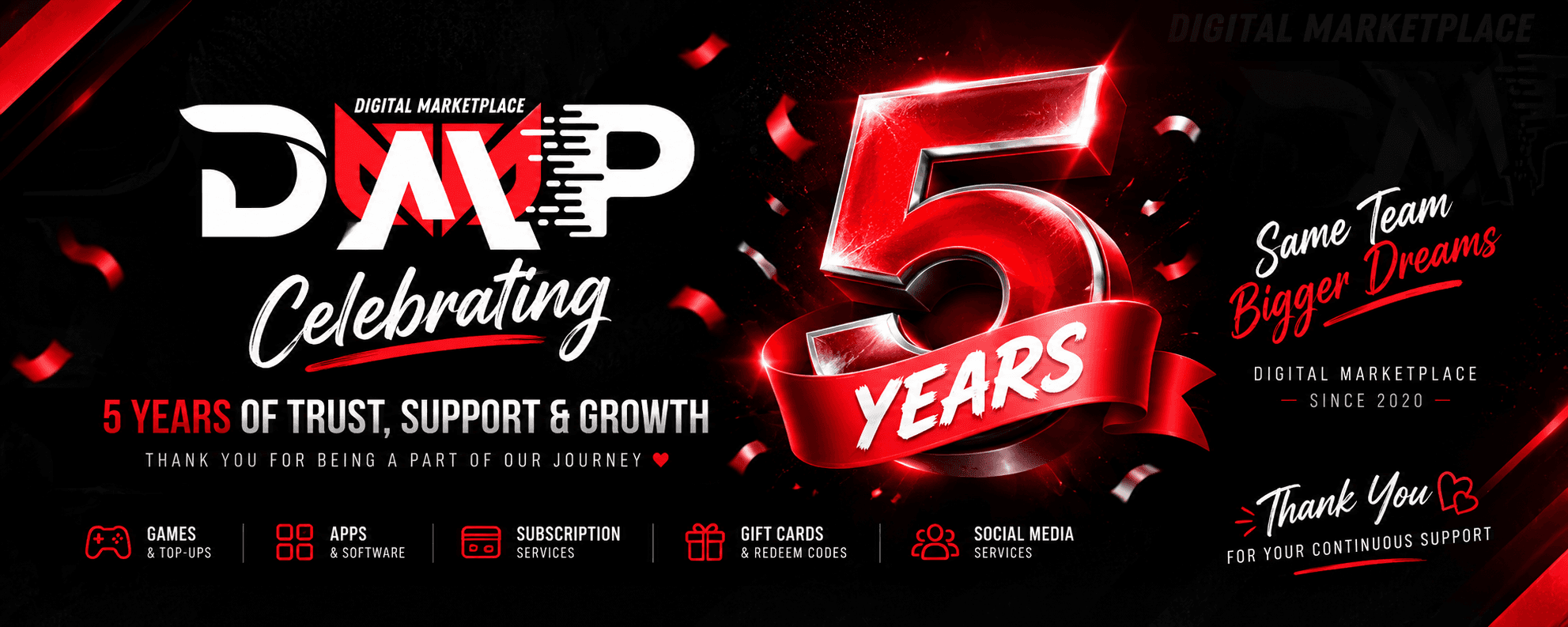 5 Years celebrating 🎉