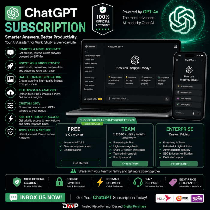 1 Month Chat Gpt Go