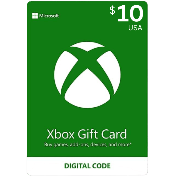 Xbox Gift Card 10 Usd