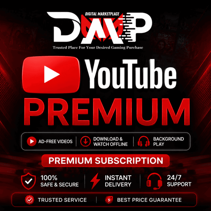 1 Month Youtube Subscription